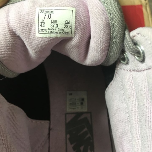 COPY - Floral and Suede Vintage VANS sneakers - Picture 3 of 4